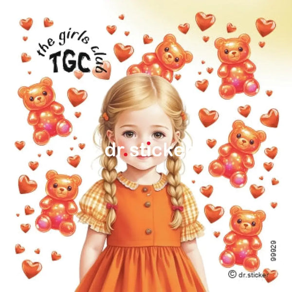 The Girls Club Transparent Gummy Bears - 929