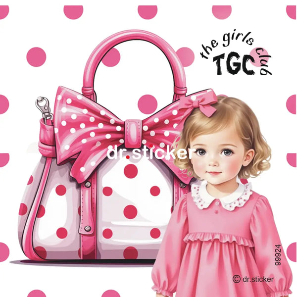 The Girls Club Transparent Polka Dotted Handbags - 99924
