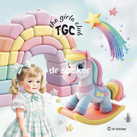 The Girls Club Transparent Rainbow Nursery - 921