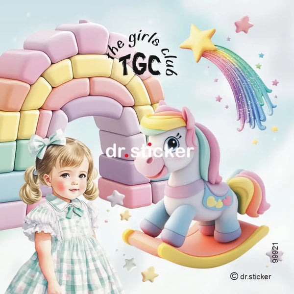 The Girls Club Transparent Rainbow Nursery - 921