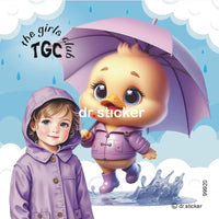 The Girls Club Transparent Rainy Duck Day - 920
