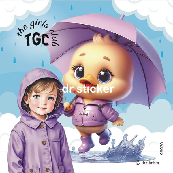 The Girls Club Transparent Rainy Duck Day - 920