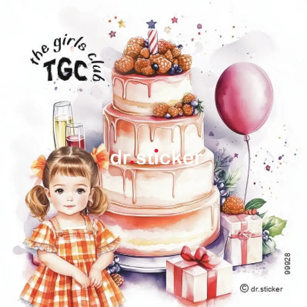 The Girls Club Transparent Teired Cakes - 928