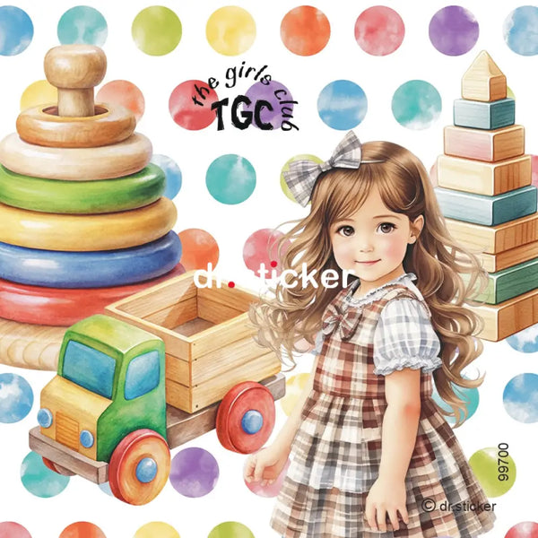 The Girls Club Transparent Wooden Toys 700