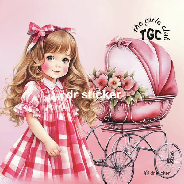 The Girls Club vintage stroller 396