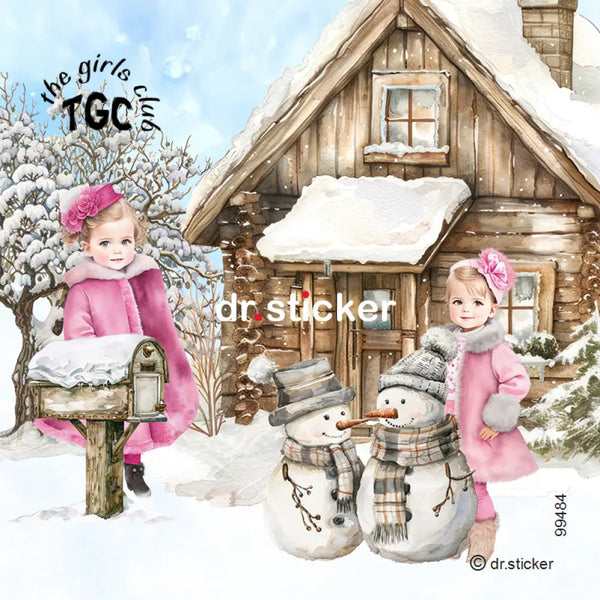 The Girls Club Winter Snow Cabin 484