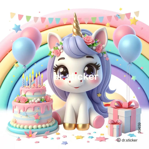 Unicorn Happy Birthday 459
