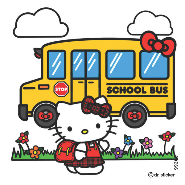 Kitty goes to school