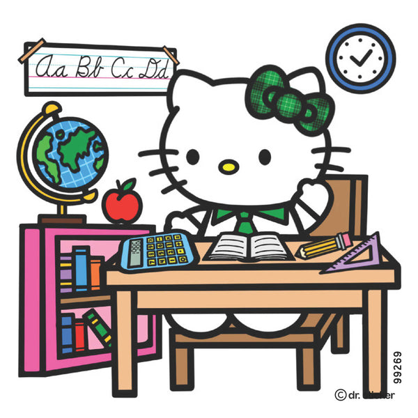 Kitty goes to school