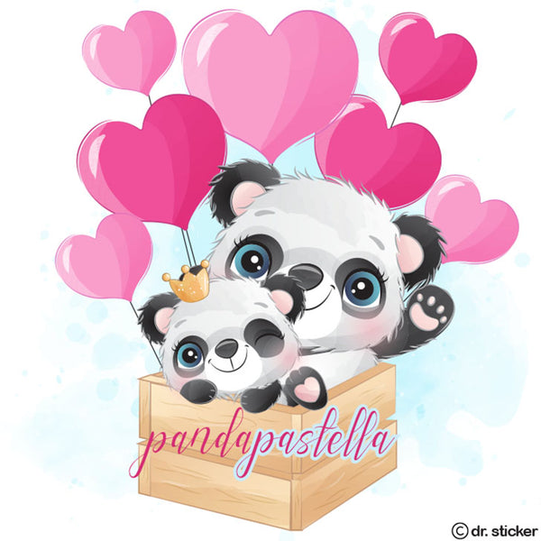 Pandapastella balloons