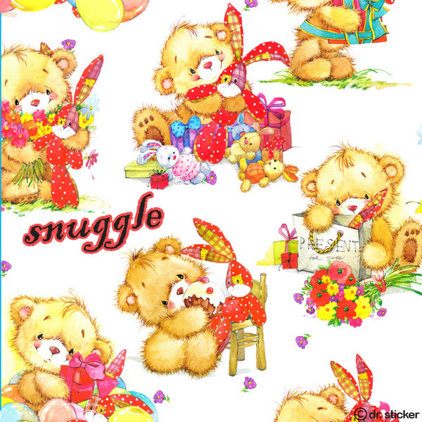 snuggle bear background