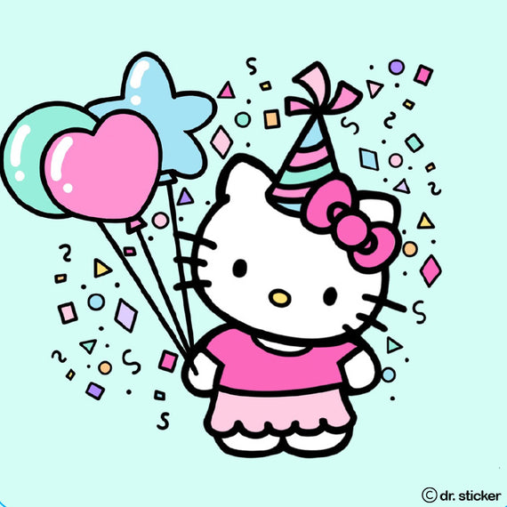 happy birthday kitty – Dr.Sticker