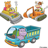 animals driving vehicles