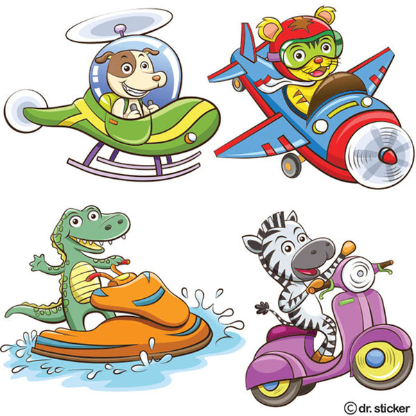 animals driving vehicles