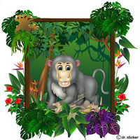 3-d rain forest animals