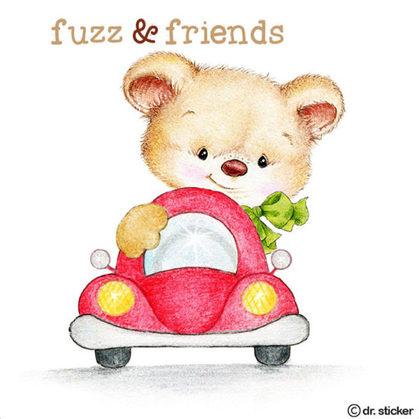 fuzz and friends- bear on the go