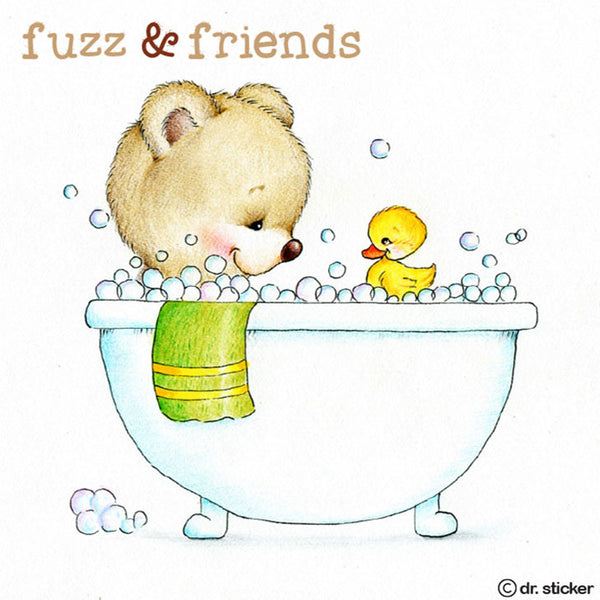 fuzz and friends- bear 's daily routine