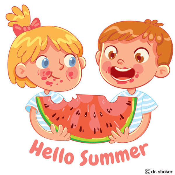 hello summer girl and boy