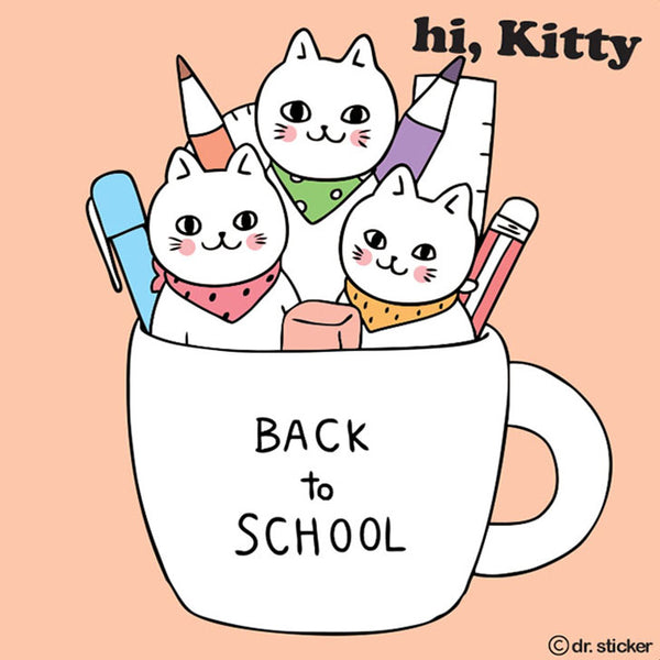 hi Kitty- back to school