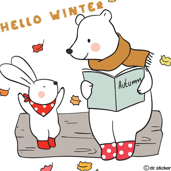 hello winter- white bear